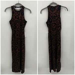 Never Fully Dressed Sandy Love heart print midi dress